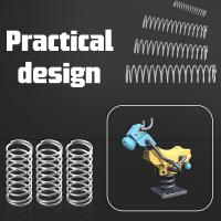 Kit De Springs De Compresión Pequeño 300Pcs Acero Inoxidable 304 15 Tamaños Longitud (0.39-2 Pulgadas/10mm-50mm) OD(8-9.5mm) Para Metalworking - details 3