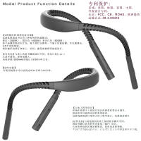 Nueva lámpara LED para el cuello, lámpara de lectura con protección para los ojos, lámpara para correr, lámpara de lectura para el cuello, lámpara de libro con carga USB, lámpara para correr - details 2