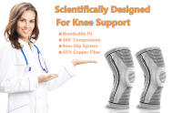 Protetores De Rodilla Deportivos De Verano Absorción De Choque De Silicona Comprimida Almohadillas Transpirables Para Montañismo Outdoor - details 2
