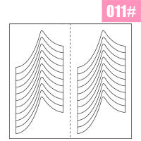 1PCS Guía De Dibujos Para Uñas En Blanco Estilo Francés Adhesivo De Acrylic Para Arte De Uñas DIY Decoración De Tiras Y Plantillas Para Uñas - details 13