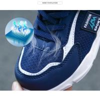 Zapatos Deportivos Para Niños Moda Transpirable Suela De EVA Ligera Y Cómoda Zapatillas Casuales Mesh Tamaño Para Edades 7-13 - details 2