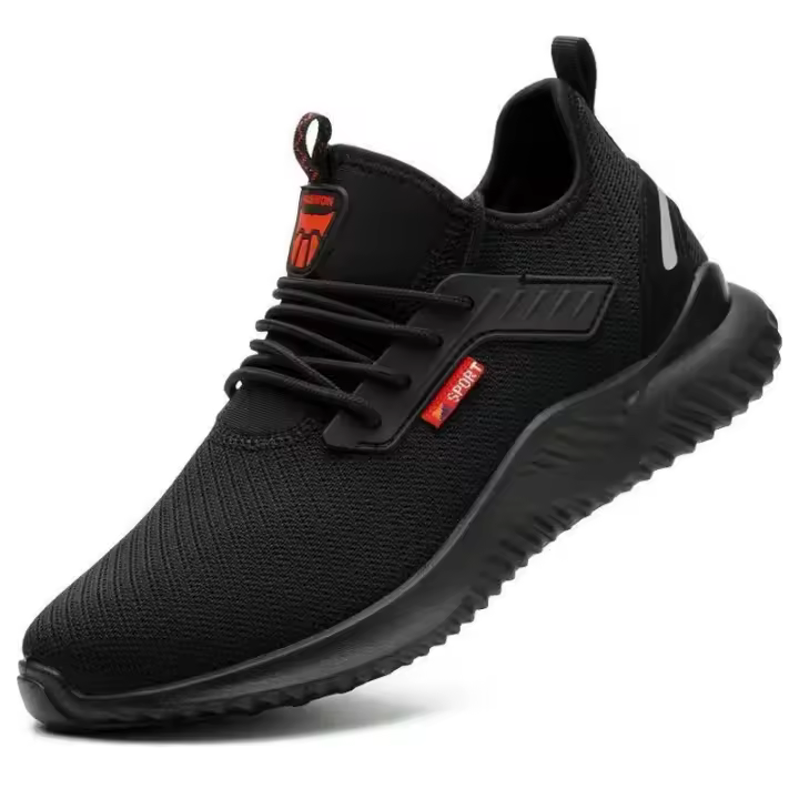 Zapatos De Seguridad Para Hombres Con Punta De Acero Antideslizante Zapatillas De Trabajo Indestructibles Ajustable Para Adultos - 1