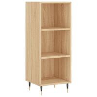 vidaXL Aparador de madera de ingeniería 34,5x32,5x90 cm Mueble de Almacenaje de Salón, Buffet para salón, Armario Auxiliar, Armario de Almacenamiento - details 2