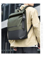 Mochila moderna para hombre, bolso de viaje informal de alta gama, mochila enrollable plegable, bolso de ocio al aire libre - details 17