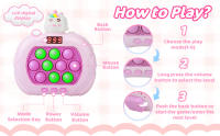 Consola De Juego Electrónica Pop 999 Con Pantalla LED Juguete Antiestrés Para Adultos Y Niños Fidget Toy Para Navidad - details 4