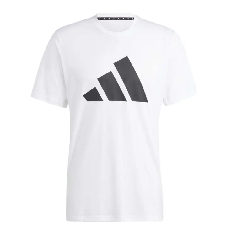 ADIDAS Camiseta Hombre Manga Corta Color Blanco- Temporada 2024 - Colección TR-ES FR LOGO - Diseño New Lift Aeroready - Gimnasio, Powerlifting, Tenis, Pádel, Multideporte - Adidas Sport - T-Shirt Adidas Blanca - 1