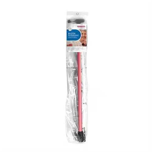 Bastón Extensible Aposan Evelyn - Aluminio Ligero - Con Contera de Caucho - Ortopedia - 1