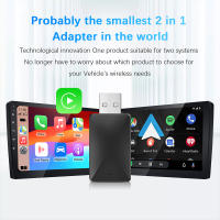 Adaptador 2en1 Inalámbrico Carplay Para Coche Android Auto Dongle Inteligente 2024 5G WIFI Compatible Con Volvo Benz Audi Kia Hyundai VW Mazda Cadillac - details 5