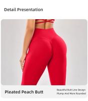 Leggings De Yoga Para Mujer Fitness Running Ciclismo Pantalones Deportivos De Cintura Alta Transpirables Para Verano Ropa De Gimnasio - details 4
