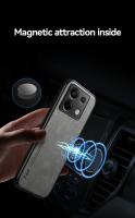 Funda De Cuero Suede Magnética Para Xiaomi Redmi Note 13 pro plus 12 12S pro Resistente a Golpes Y Choques Silicona Suave Mate Compatible Con Xiaomi 13T 12T pro - details 5