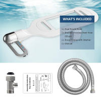 Nuevo Ajustable Ultrafino Arreglo De Bidé Con Agua Fresca Doble Boquilla Y Presión De Agua Ajustable Self Cleaning No Eléctrico - details 2