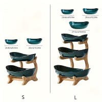 Plato De Madera Para Frutas Y Postres Con Particiones Y Pies Para Cocina Y Comedor Kemorela Originales En China - details 4