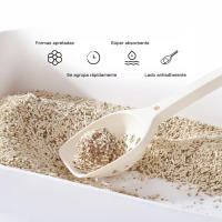 Tofu Toilette Cat – Arena Ecológica Premium para Gatos | 100% Vegetal, Biodegradable y Apta para Desechar en el Inodoro, libre de polvo Controla olores y segura para tu mascota - Yommy - details 1