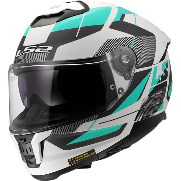 Casco LS2 Stream II KPA Road Cyan Light 22.06 - 1