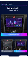 Junsun Radio Coche para Audi A6 C5 1997 1998 1999 2000 2001 2002 2003 2004 S6 RS6 AI Voice 2 din Pantalla Coche Android Auto Multimedia Navegación GPS Auto radio - details 3