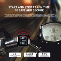 Sensor De Presión De Neumáticos Para Motocicleta TMPS Monitoreo De Rendimiento De Neumáticos Externo Para Bicicleta Y Motocicleta - details 13