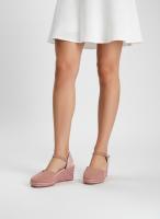 Calzados soraia, Alpargatas de Cuña con Plataforma para Mujer - Sandalias de Esparto con Tira al Tobillo, Punta Cerrada y Acabado en Gamuza Sintética - Calzado Cómodo de Verano Estilo Boho Chic - details 24