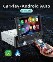 Reproductor De Radio Para Coche 1Din Pantalla Táctil Retráctil De 7 Pulgadas MP5 Con CarPlay Sin Fios Android Auto Mirror Link WiFi GPS - details 6