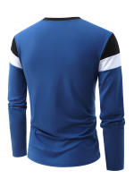 Camiseta De Manga Larga Para Hombre Casual Primavera Otoño Invierno Estilo round Collar Poliéster Ligero Transpirable - details 7