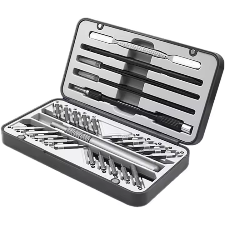 Herramientas manuales Juego de destornilladores de precisión 26/66PCS CR-vs Kit de destornilladores Torx magnéticos para desmontaje Herramienta de reparación de teléfonos móviles (Color: 26 piezas) - 1