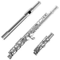 Flauta Transversal SLADE 16 Agujeros C Key Con E Key Plata Esmaltada Instrumento Musical Profesional Para Conciertos - details 10