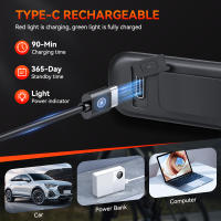 Llavero De Alarma Personal Hollarm 130dB Recargable Con Luz LED Para Protección Emergencia Adecuado Para Correr De Noche - details 9
