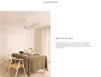 CREATE - Ventilador de Techo 90W Silencioso XL Ø163 cm - 3 velocidades - Sin WiFi - WIND SAIL - details 0