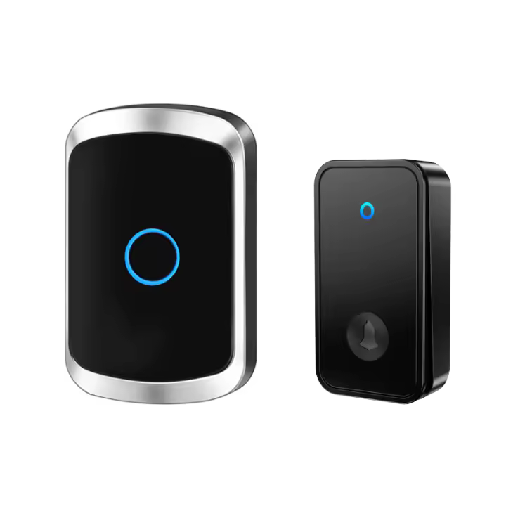 Smart Wireless Doorbell Self-Powered Home Welcome Bell with 150M/82 FM Remotes No Battery Required US EU Plug - 1