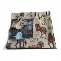 Cortina de Puerta Exterior e Interior – Caballos , Jacquard 140x260cm - details 3