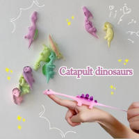 Juguete De Decompresión Dinosaurio Para Dedos 5-30 PCS Slingshot De TPR Juguete De Broma Para Cumpleaños De Niños Juguetes De Dinosaurio Aleatorios No Batería Unisex - details 2