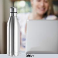 Botella De Deporte Para Niños De Acero Inoxidable Gran Capacidad 0.35/1 Litro Copa De Bebida Cola a Prueba De Fugas Kettle Reutilizable - details 3