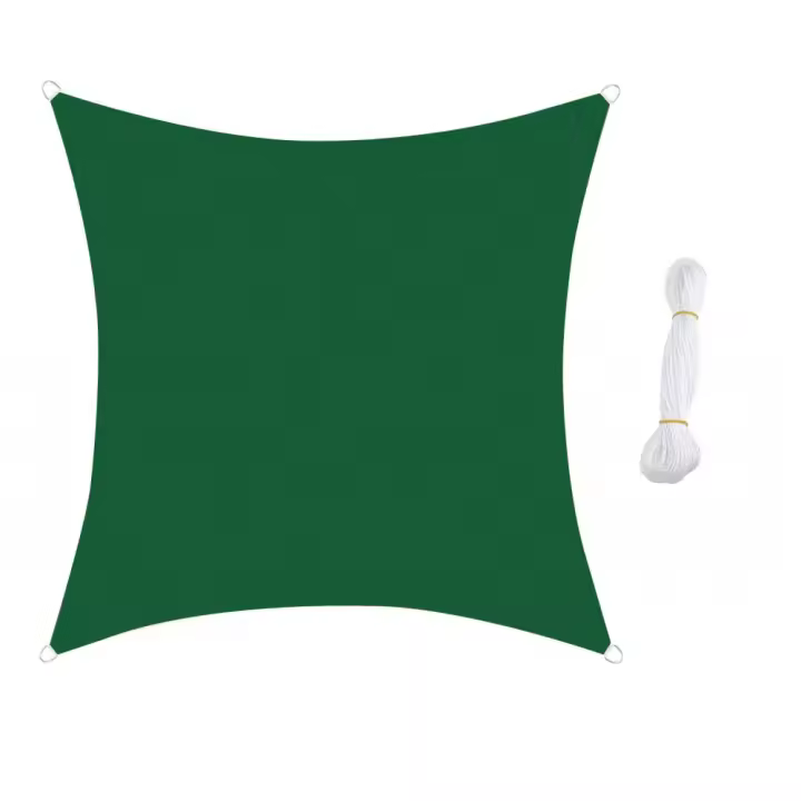 Mediawavestore Toldo Cuadrado Verde para Exterior 5x5m Reforzado - 1