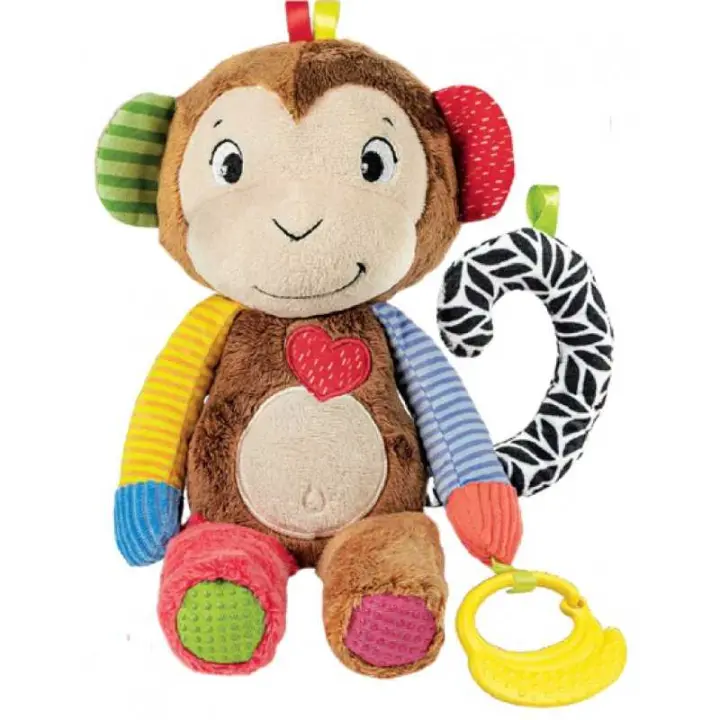 Peluche Interactivo Infantil Mono Bruno Canta y Aprende Clementoni - 1