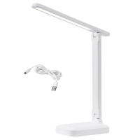 Lámpara De Escritorio LED Toque Plegable Y Ajustable Con Enchufe USB Protección Ocular Luz De Mesa Para Cama Moderna Estilo Recargable - details 6