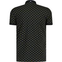 👕 Polo Lambretta Target Premium – Estilo Retro en Black/Gold - details 1