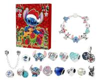 Calendario De Advenimiento Navideño Disney Stitch Y Mickey Caja Sorpresa De 24 Días Para DIY Joyería Y Pulseras Regalo Para Fans De Animación Occidental - details 3