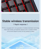 AULA F99 pro Teclado Mecánico RGB Bluetooth 2.4G Wireless Gasket 3-Modo Hot Plug PBT 8000mah Personalizable Para Gaming - details 5