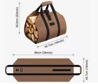 Bolsa de Leña Extra Grande, cesta de Leña interior para acampar - details 1