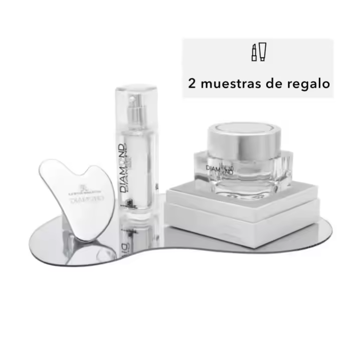 UTSUKUSY utsukusy - NEW NEW !! Pack Set Diamond Sirt Powder Regenerante • Anti-edad • Anti-oxidante • Anti-fotoenvejecimiento • Iluminador • Reafirmante.- SERUM 30 ml - Crema 50ml - Gua-Sha metaloterapia facial Masaje con la aplicación de metal frío. - 1