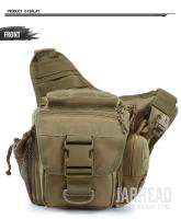 Bolsa Mensajera Táctica 900D Para Hombres Bolsa De Hombro Cruzada Impermeable Para Camping Y Fotografía DSLR Camuflada - details 9