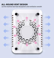 Colector De Polvo De Uñas Con Fuerte Succión Y Vacío Recargable Para Manicura Filtro Removible Extractor De Uñas Con Ventilador - details 4