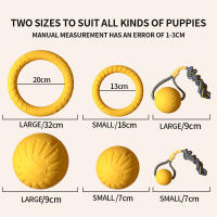 Juguetes Para Perros Disco Volador Interactivo Anti-Mordedor Atractivo Para Masticar Agresivo Suministros De Entrenamiento De Anillo Flotante Para Mascotas - details 2