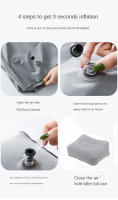 Almohada De Pie Inflable Para Viaje Y Oficina Almohada De Descanso Para Pies Con Soporte De Pierna Rectangular De Poliéster 100% - details 11