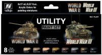 Acrylicos Vallejo - Set de Pinturas para Miniaturas y Vehículos: 8 Botes de 17 Ml de pinturas acrilicas - details 0