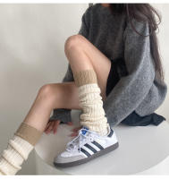 Calentadores De Piernas Lolita Para Mujer Estilo Coreano Otoño Invierno Tejidos a Mano Cubren El Pie Socks JK Y2k Punk Gótico Leggings Boot Cuffs - details 7