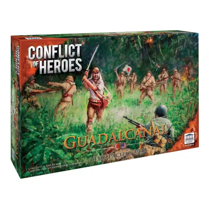 Juego de mesa conflict of heroes guadalcanal pacific 1942 edad recomendada 13 años idioma ingles - 1