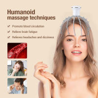Masajeador De Cabeza Eléctrico En Forma De Octopus Con 12 Uñas Recargable Por USB Para Aliviar La Fatiga Y Mejorar La Circulación Sanguínea Masajeador De Cabello Hailicare - details 4