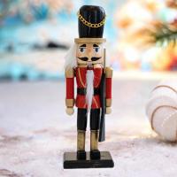 Nutcrackero De Madera Clásico Para Navidad Decoración Tradicional Figura De Adorno Para Mesa De Fiestas Regalo Para Niños - details 7