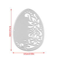 Cortadores De Metal Para Decoración De Pascua Conejos Conejitos Y Huevo Múltiples Uso En Scrapbooking Álbumes De Fotos Y Cartas DIY - details 38