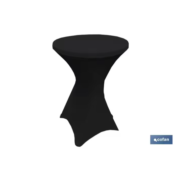 Cofan Cubierta de Mesa de Bar en Licra | Ideal para Cocteles, Bodas, Fiestas y Decoración - 1